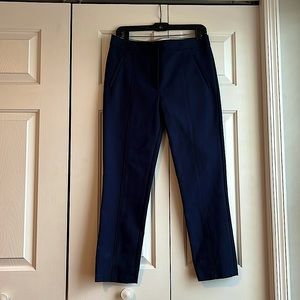 NWT Tory Burch navy cropped pants size 6